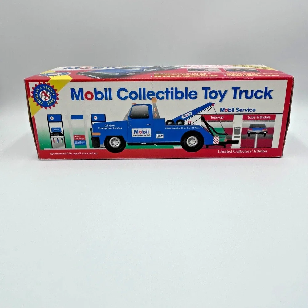 VTG‎ New in Box 1995 Mobil Collectible Chevrolet Tow Truck Limited Offer 1:24
